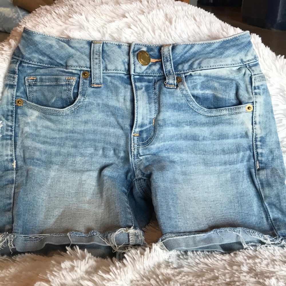 American eagle jean shorts